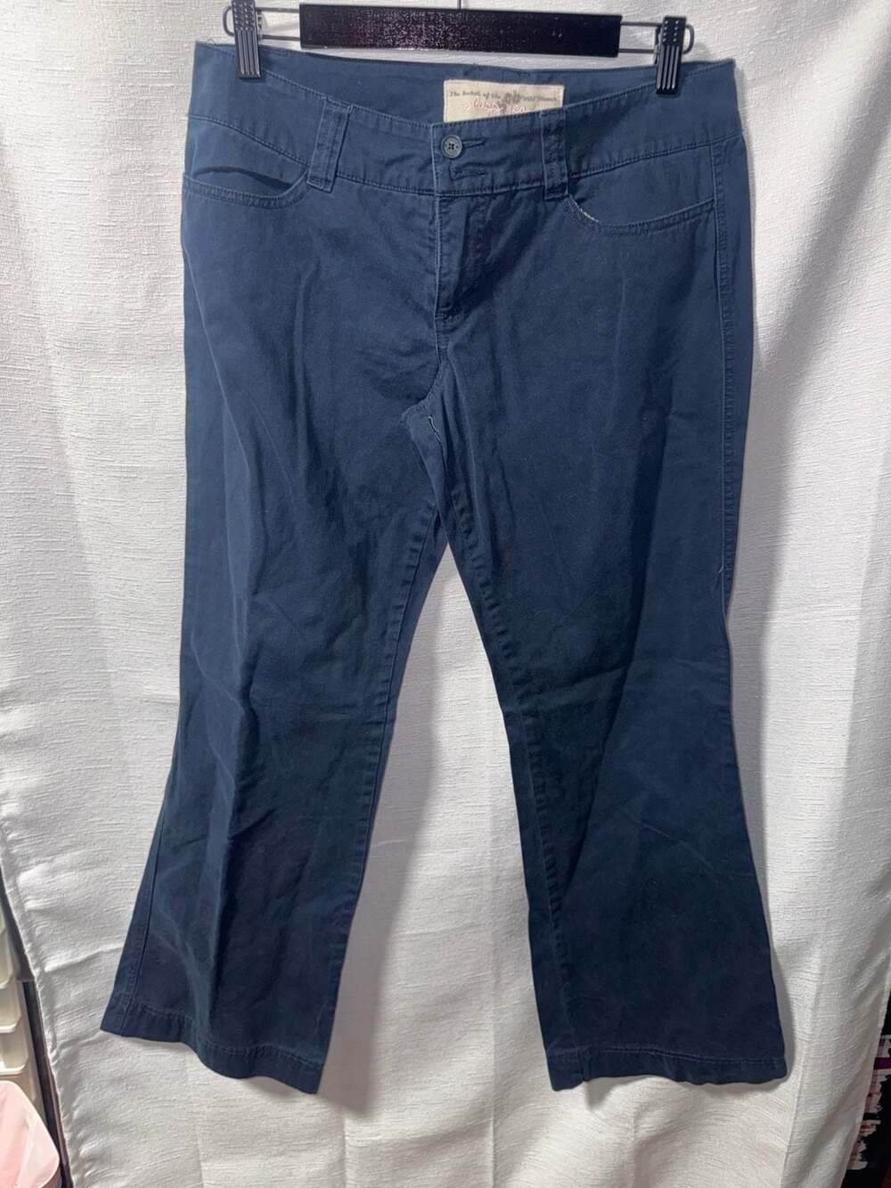 Plugg Jeans Womens Blue Cotton Bootcut Pants Size 7
